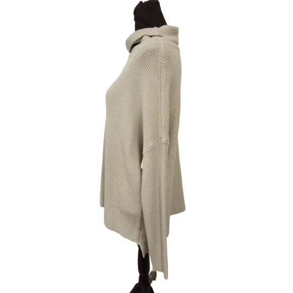 NWT Devotion by Cyrus Women's Grey Cowlneck Sweater M - Picture 4 of 7